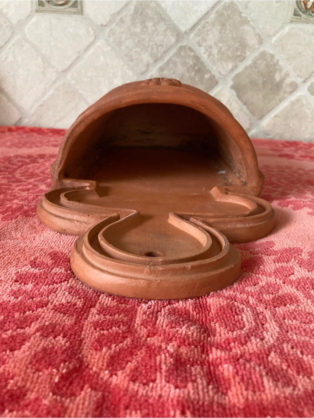 Vintage Terracotta Wall Pocket Planter - Picture 5 of 7